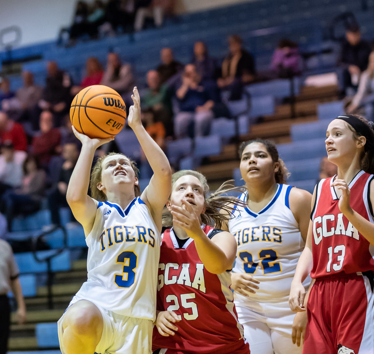 Friday night basketball action